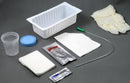 Amsino Amsure Urethral Catheterization Tray Tray Urethral Catheter 14Frpvc Bzk Swabsticks 20/Cs -AS870K - BriteSources