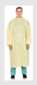 Cardinal Health Isolation And Cover Gowns Gown Isolation Elast Cuff Hvywgt Sms Yell Xl 10/Bg 10Bg/Cs -AT6100-XL - BriteSources
