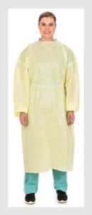Cardinal Health Isolation And Cover Gowns Gown Iso Yellow Uni Heavywtsms Elas Cuff 10/Pk 10Pk/Cs -AT6100 - BriteSources