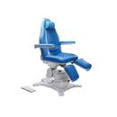 MILANO P20 PODIATRY POWER PROCEDURE CHAIR. 180 DEGREE ROTATION, SPLIT LEGS. NEW WITH 2 YEAR WARRANTY. AVAILABLE IN SEVERAL UPHOLST, SOLD AS EACH D.R.E