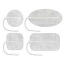VALUTRODE CLOTH ELECTRODE, WHITE FABRIC TOP, 3" X 5" RECTANGLE, 2/PK, 10 PK/BG, 1 BG/CS, SOLD AS CASE AXELGAARD 10000695