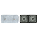 ELECTRODE, 2" X 4" RECTANGLE, DUAL SNAP, 2/PK, 10 PK/BG, 1 BG/CS, SOLD AS CASE AXELGAARD 10000695