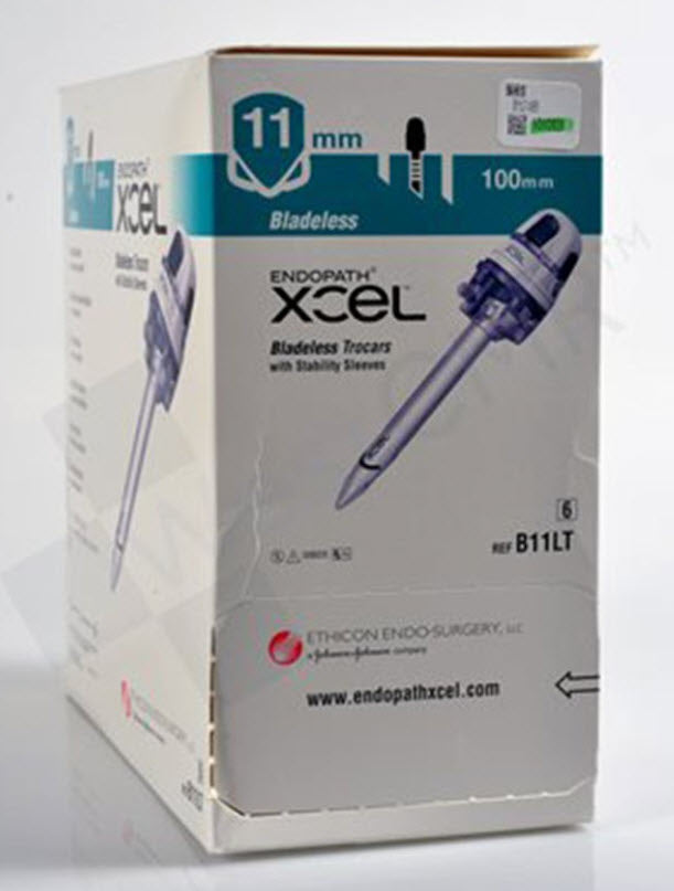 Ethicon Endopath Xcel Bladeless Trocars Trocar Bladles Stable 11Mm100Mm Lgnth 6/Bx -B11LT - BriteSources