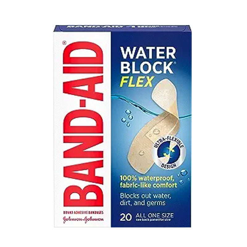 Bandage, Adh Band-Aid Water Block Flex (20/Bx), Sold As 20/Box J 38137119059