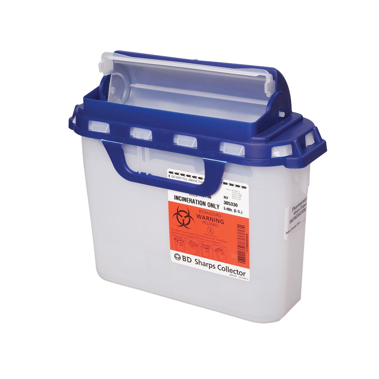 Bd Recykleen Sharps Collectors Sharps Container 5.4Qt Nxt Genpharm Recyk 20/Cs