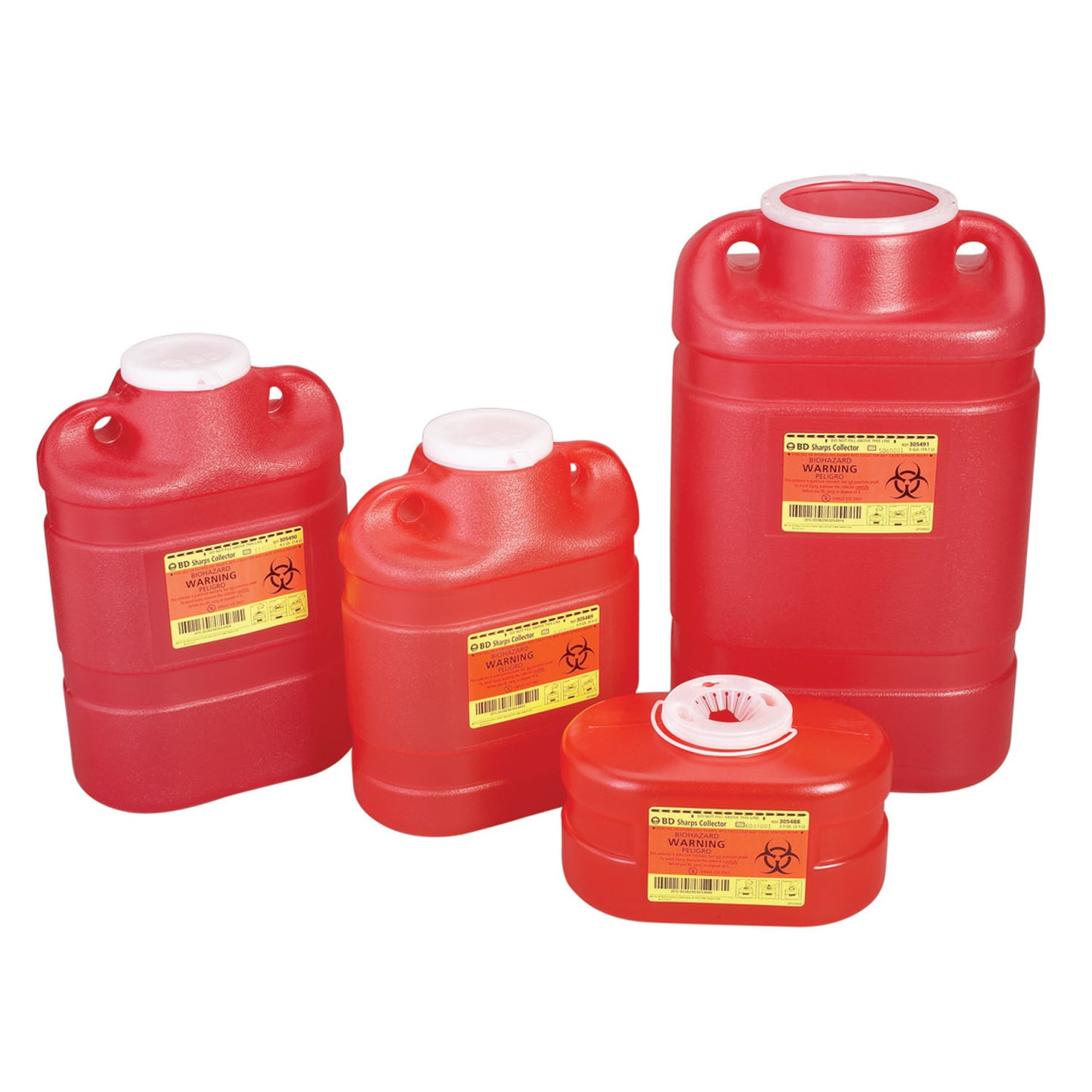 Bd Sharps Containers Mbo-Collector Sharps 5Gal Tetheredcap 8/Cs