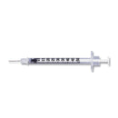 INSULIN SYRINGE, ½ML LO-DOSE™, PERMANENTLY ATTACHED NEEDLE, 31 G X 5/16", SELF CONTAINED, U-100 ULTRA-FINE™ SHORT, 100/BX, 5 BX/CS, SOLD AS CASE EMBEC