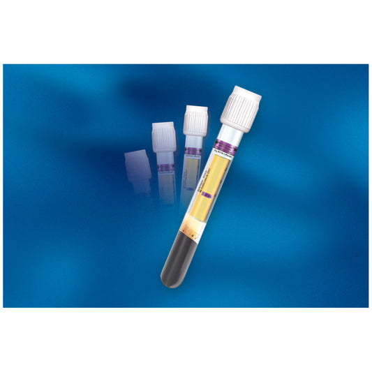 Bd Vacutainer Plus Plastic Blood Collection Tubes (Edta) Tube Ppt Plasma Prep16X100Mm 8.5Ml 100/Bx 10Bx/Cs