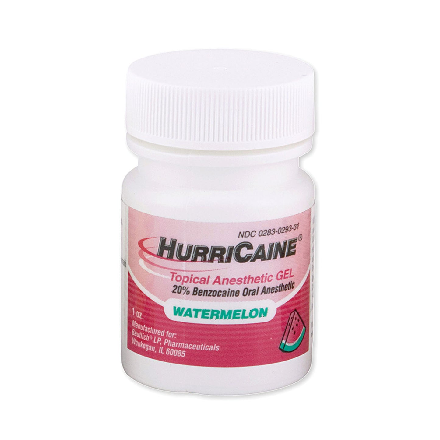 Beutlich Hurricaine Topical Anesthetic Anesthetic Topical Hurricainegel Watermelon 1 Oz Btl