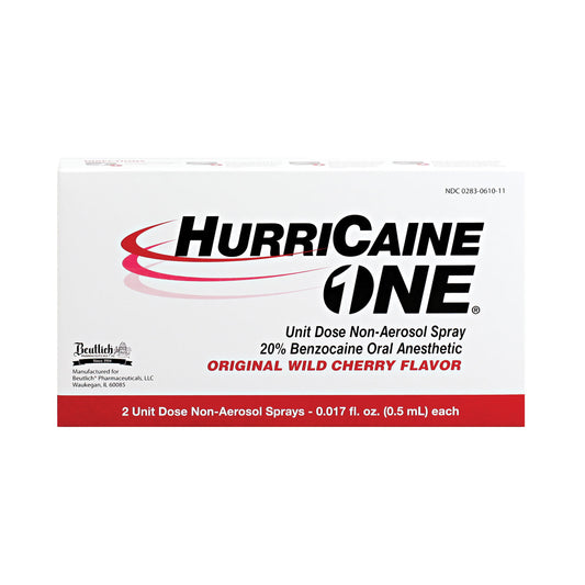 Beutlich Hurricaine One Unit Dose Non-Aerosol Spray Anesthetic Spray Non-Aerosol.5Ml U/D 2/Bx