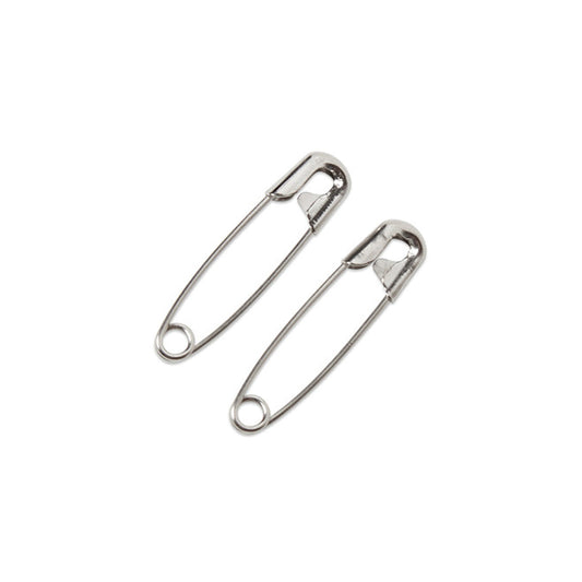 Bioseal Safety Pins Safety Pins, #2 Medium Steel, 1/Pk, 100 Pk/Cs