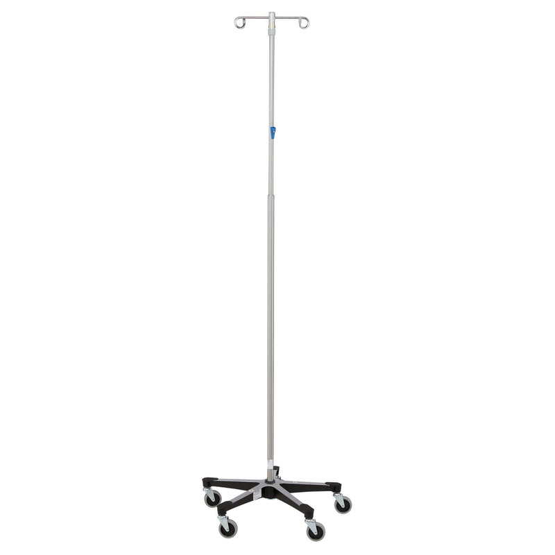 IV STAND, 4 HOOK, 6 LEG, POWDER COATED LOW CENTER OF GRAVITY BASE, SOLD AS EACH BLICKMAN 10001235