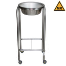 BAKER SINGLE BASIN SOLUTION STAND W/BASIN, H-BRACE, SOLD AS EACH BLICKMAN 10001235