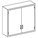WALL CABINET 24 3/4"W X 30"H X 13"D, STAINLESS STEEL ADJUSTABLE SHELVES, RIGHT HINGE GLASS DOOR, SOLD AS EACH BLICKMAN 10001235