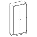 HIGH CABINET 35"W X 84"H X 18"D, STAINLESS STEEL ADJUSTABLE SHELVES, HINGE SOLID DOOR, SOLD AS EACH BLICKMAN 10001235