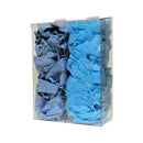 BULK DISPENSER, TALL SINGLE BIN, HOLDS A VARIETY OF PROTECTIVE APPAREL IN BULK, SINGLE COMPARTMENT WITH HINGED LID, OPENING AT FRO, SOLD AS EACH MARKE