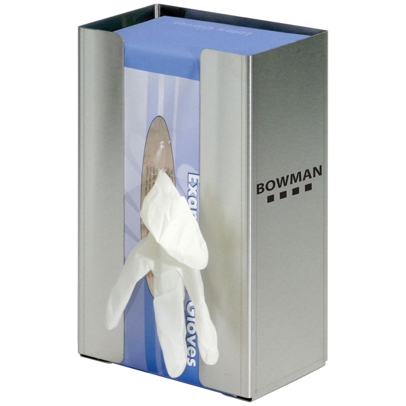 GLOVE BOX DISPENSER, SINGLE, LARGE CAPACITY WITH FLEXIBLE SPRING, HOLDS ONE BOX OF GLOVES, TWO-WAY KEYHOLES FOR VERTICAL OR HORIZO, SOLD AS EACH MARKE