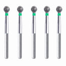 Spherical 2.9 mm Dia. Coarse Grit Diamond Bur 5 per pack. 001.29C1 - Osung USA