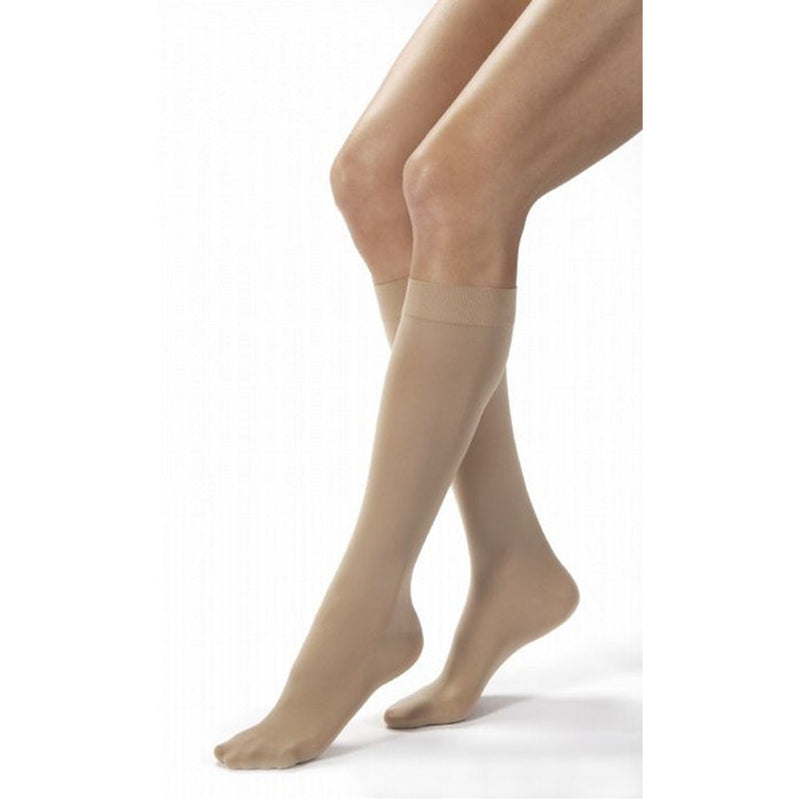 COMPRESSION STOCKING, THIGH HIGH, 20-30 MMHG, OPEN TOE, CLASSIC BLACK, SMALL, SOLD AS PAIR BSN 10000701