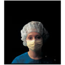 ISOLATION MASK, NOSE PIECE & EAR LOOPS, SOFT-WEAR HIGH FILTRATION, LATEX FREE , YELLOW, 50/BX, 10 BX/CS  , SOLD AS CASE BUSSE 23