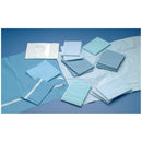 DRAPE, BLUE, ADHESIVE STRIP, STERILE, 18" X 26", NON-ABSORBENT, 2/PKG, 50 PKG/CS, SOLD AS CASE BUSSE 23
