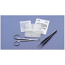 SUTURE REMOVAL KIT CONTAINS: 1 IRIS SCISSORS, STRAIGHT, 4½"; 1 ADSON SERRATED FORCEPS, 4¾"; 1 LARGE ALCOHOL PREP PAD; 1 IODOPHOR P, SOLD AS CASE BUSSE