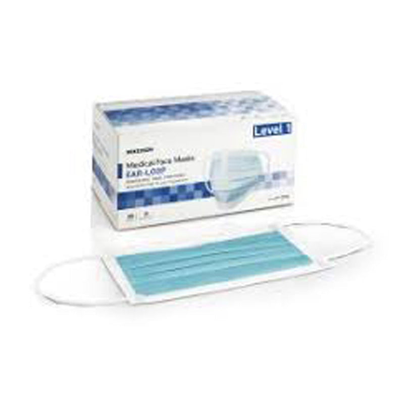 PROCEDURE MASK, PLEATED, WHITE WITH PEDIATRIC PRINT, CELLULOSE OUTER LAYER, FILTERED MEDIA MIDDLE LAYER, BICOMPONENT NONWOVEN INNE, SOLD AS CASE CARDI