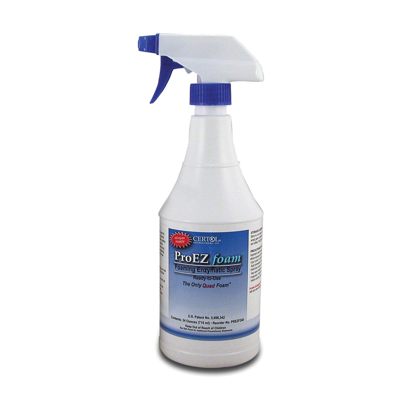 CERTOL PROEZ™ FOAM FOAMING ENZYMATIC SPRAY PROEZ FOAM SPRAY DISINFECTANT24 OZ PUMP SPRAY BTL 15/CS