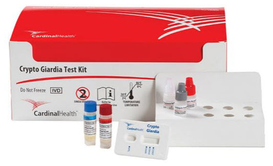 Cardinal Health Rapid Test Kit Kit Rapid Test Crypto Giardia30Tst/Kt 1Kt/Bx 12Bx/Cs -CH6830