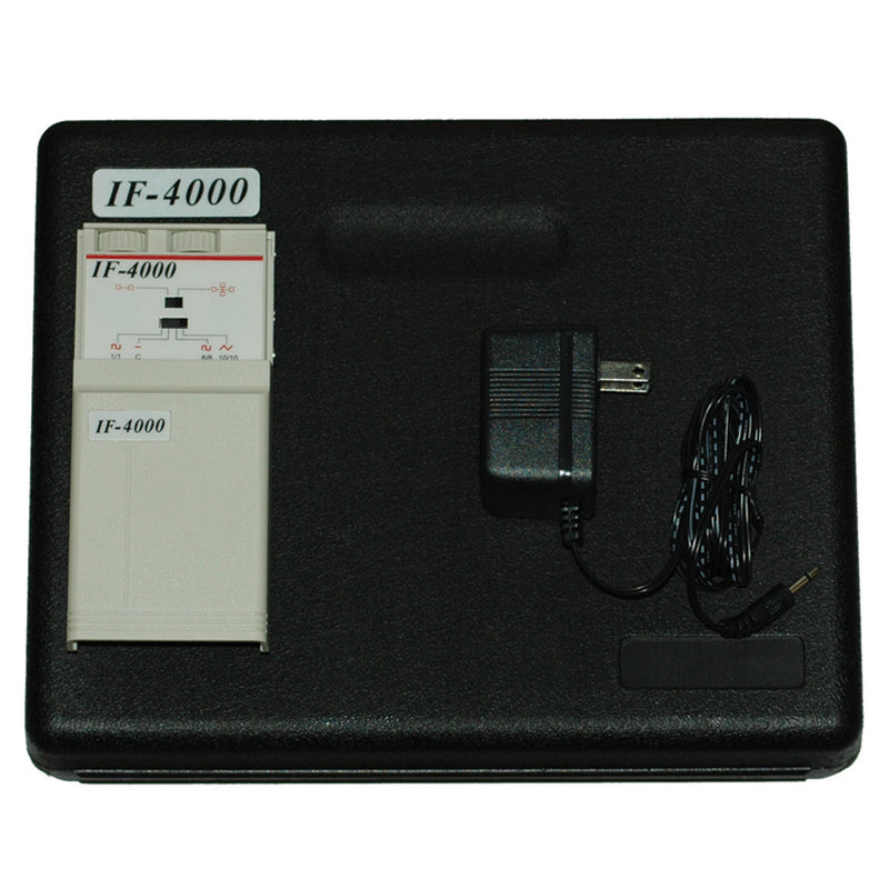 4000 ANALOG INTERFERENTIAL UNIT, SYSTEM COMES COMPLETE WITH: DEVICE, AC ADAPTOR, LEAD WIRES, FOUR SELF-ADHESIVE REUSABLE ELECTRODE, SOLD AS EACH COMPA