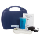 ULTRASOUND UNIT, COMES COMPLETE WITH: DEVICE, CARRYING CASE, AC ADAPTOR, ULTRASOUND GEL, AND INSTRUCTION MANUAL, BASIC ASSEMBLY RE, SOLD AS EACH COMPA