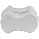 MEMORY FOAM KNEE SEPARATOR CUSHION, 9" X 7.5" X 5", WHITE, SOLD AS EACH COMPASS 10001098