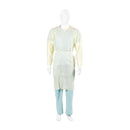 OVER-THE-HEAD ISOLATION GOWN, SMS, WITH ELASTIC/THUMBHOOK WRIST, YELLOW, X-LARGE, 10/PK, 10 PK/CS, SOLD AS CASE CARDINAL 261
