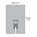 GENERAL ORTHOPEDIC PACK, INCLUDES: SPLIT DRAPE WITH ABSORBENT REINFORCEMENT, ADHESIVE; TOP DRAPE, ABSORBENT REINFORCED; POLY REINF, SOLD AS CASE CARDI