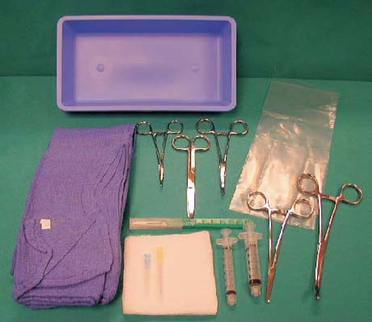 Bioseal Chest Tube Insertion Tray Navy Chest Tube Insertion Tray Navy, 20/Cs