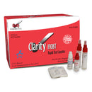 CLARITY FECAL OCCULT BLOOD TEST KIT, CLIA WAIVED, INCLUDES: TEST CASSETTES, COLLECTION TUBES, EXTERNAL CONTROLS , PRODUCT INSERT, , SOLD AS BOX CLARIT