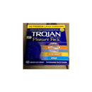 TROJAN® PLEASURE PACK LUBRICATED PREMIUM LATEX CONDOMS, SOLD AS 3/BOX CHURCH 02260095321