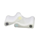 CERVICAL PILLOW, 22" X 16", WASHABLE COTTON/POLYESTER COVER, INCLUDES 4" SUPPORT LOBES: BLACK FOR FIRM; WHITE FOR GENTLE; GOLD FOR, SOLD AS EACH CORE 