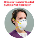 MOLDED SURGICAL N95 RESPIRATOR, 20/BX, 12 BX/CS, SOLD AS CASE CROSSTEX 10000178