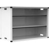 BOOKSHELF, ADD-ON WIDE MODULE, 1.5” CASTERS , OVERALL DIMENSIONS : 13” W X 27” D X 21” H, SOLD AS EACH LUXOR 10000572 - BriteSources
