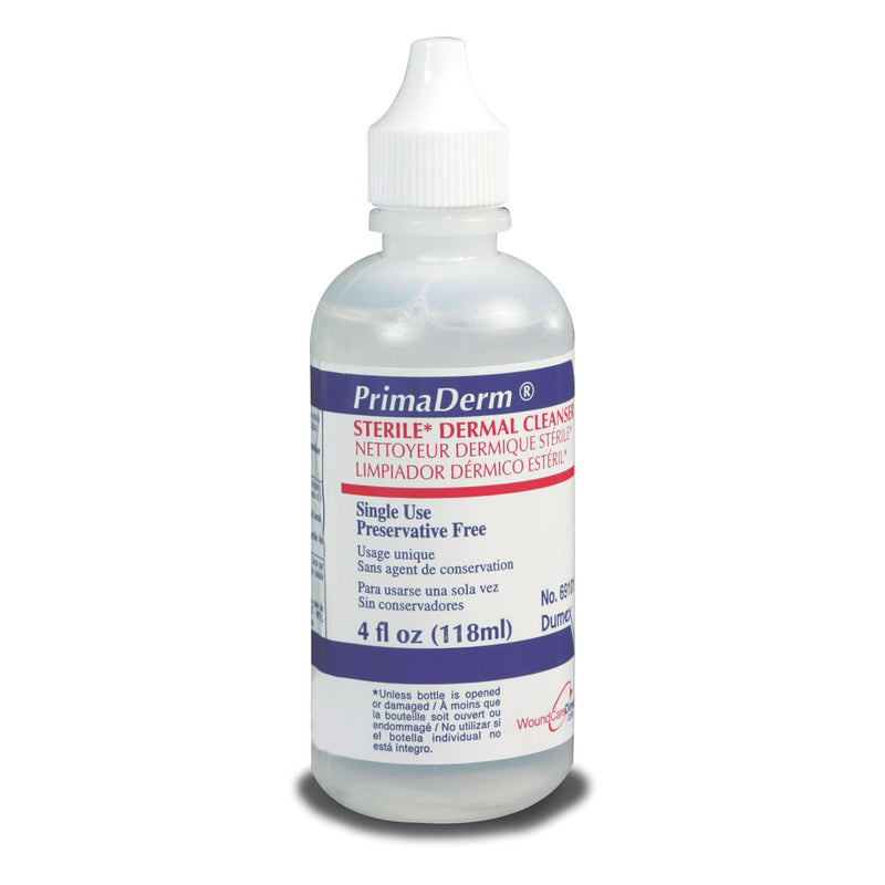 DERMAL WOUND CLEANSER, 4.15 OZ SQUIRT TOP BOTTLE, STERILE, 12/CS, SOLD AS CASE GENTELL 10001352