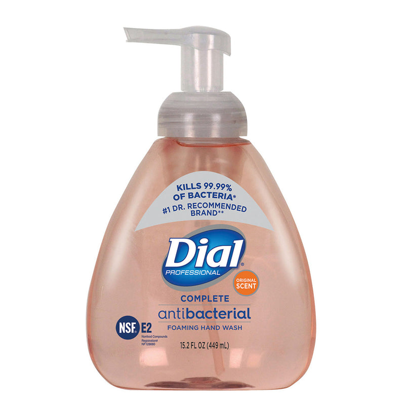HAND WASH, FOAMING, ANTIMICROBIAL, ORIGINAL TABLETOP PUMP, 15.2 OZ, 4/CS, SOLD AS CASE DIAL 37