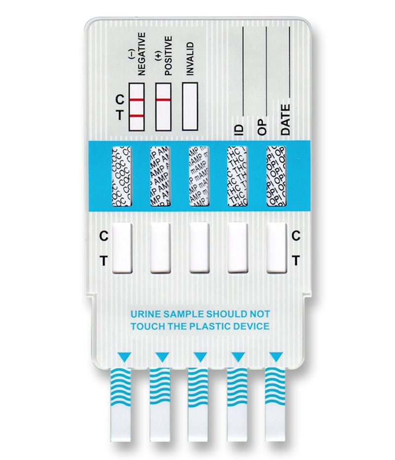 Alere Toxicology One Step Test Card Test Dip 5 Panel Drug Screen25/Bx -DOA-654 - BriteSources