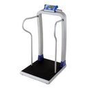 HANDRAIL SCALE, BMI CALCULATOR, 1000 LBS/ 454 KG, PLATFORM: 25" X 29" X 46", SOLD AS EACH DORAN 10000592