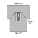 Drape, Lap W/ Pouches (12/Cs) A9430, Sold As 12/Case Cardinal 9430