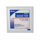 GAUZE PAD, 2" X 2", 12-PLY, STERILE, 1/PK, 25 PK/BX, 24 BX/CS, SOLD AS CASE DUKAL 10000117