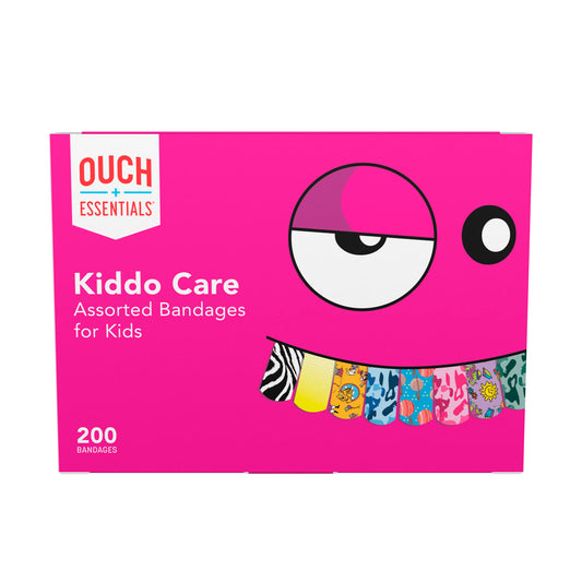 Dukal Adhesive Bandages Kit Bandage Adh Assort Ouchkiddo Care 200/Bx 12Bx/Cs -17061001