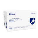 HEADREST COVERS, TISSUE/ POLY, 10" X 13", NON-STERILE, 500/CS, SOLD AS CASE DUKAL 10000117