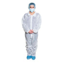 COVERALLS, WHITE, SIZE XXL, DISPOSABLE, 5/BG, 5 BG/CS, SOLD AS CASE DUKAL 10000117
