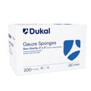 GAUZE SPONGE, 8" X 4", TYPE VII, 12-PLY, STERILE, 10/TRAY, 80 TRAY/CS, SOLD AS CASE DUKAL 10000117